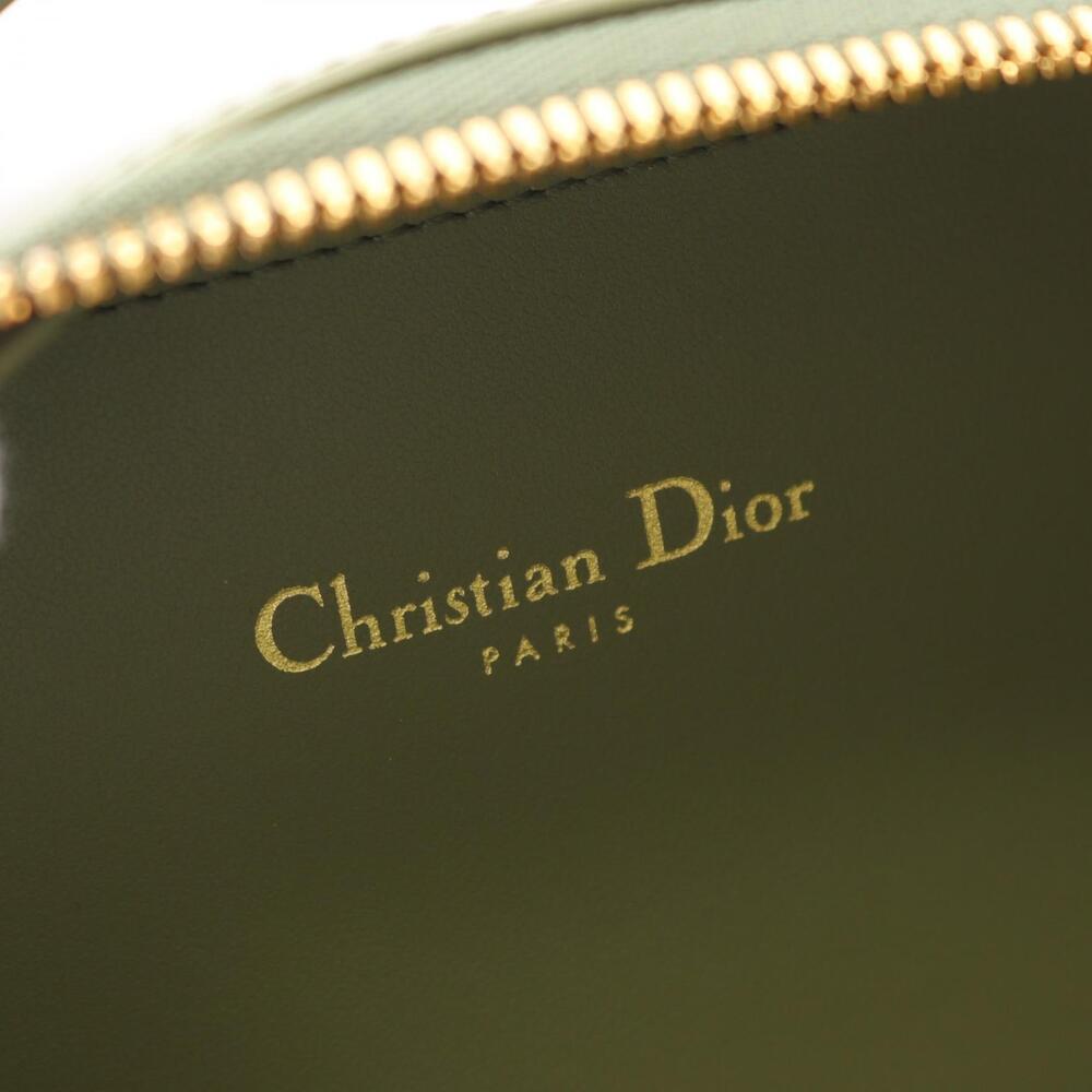 Dior Oval Camera Bag Shoulder Leather Khaki Green - Picture 4 of 5